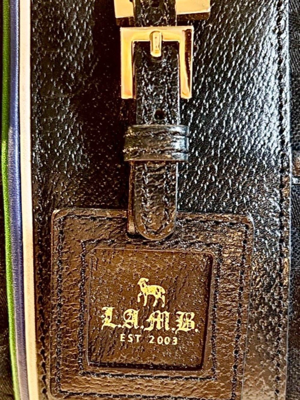 L.A.M.B. Vintage Y2K Black Canvas and Leather Boston Style Shoulder/Handbag - Picture 7 of 15